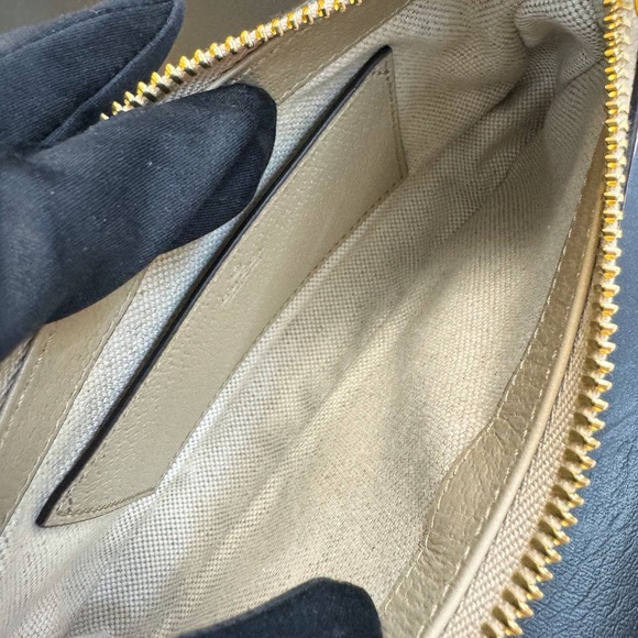 Gucci Ophidia mini bag in beige and white GG Supreme Leather & Canva handbag - Picture 9 of 12